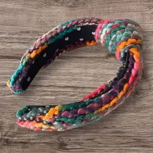 Lele sadoughi sweater ivory rainbow headband Lele Sadoughi | Accessories | Lele Sadoughi Pearl And  main image 3